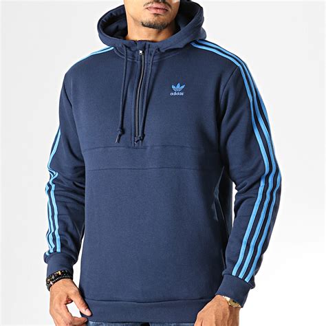 sweat adidas original bleu